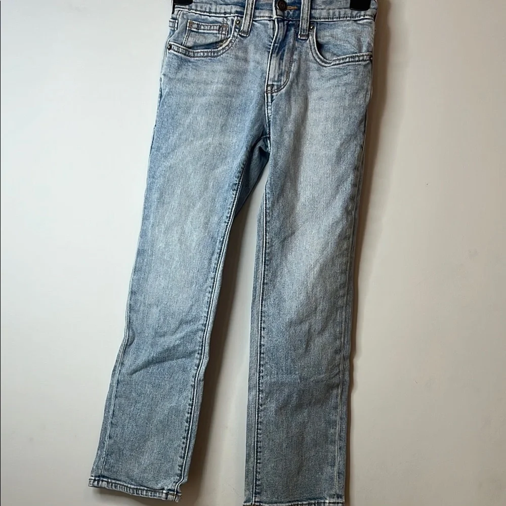 Old Navy Kids Light Wash Blue Denim Jeans Straight Leg Boys Size 8‎